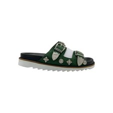 Size EU41 Green Toe-Bark Toe Nike Sandals Secondhand
