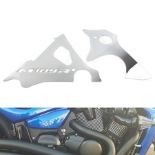 For Suzuki BOULEVARD M109R M1800R Chrome Engine Side Cover Frame Fillers Keyhole