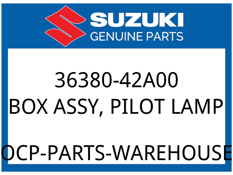BOX ASSY,PILOT LAMP