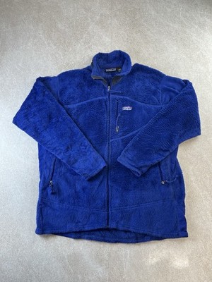 Patagonia R2 Regulator Fleece Jacket Men L Blue Herbst 2001 Made in USA Polartec