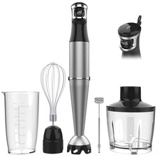 1100W Immersion Blender Set - 5-in-1 Handheld Kitchen Essential for Smoothies