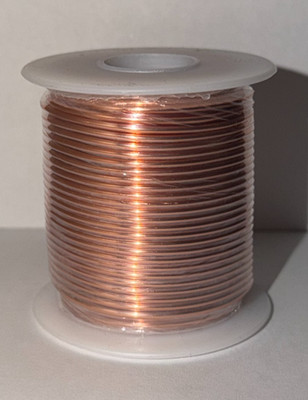 Bare Copper Wire 16 Gauge 1 lb Spool (126 Feet) Diameter 0.050