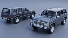 ABS-LIKE RESIN 3D PRINTED 1/25 1984 JEEP CHEROKEE XJ 4-DOOR KIT