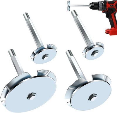 PVC Pipe Reamer, 4Pcs PVC Fitting Saver Tool for Removing SCH 40 from Hub, 1-...