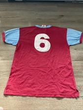 WEST HAM UNITED 1993/1994 HOME FOOTBALL SHIRT SCORE DRAW #6 MOORE RETRO REPLICA