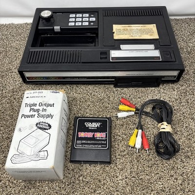 Colecovision Console Bundle AV MODDED Lot With Game TESTED WORKING Tested