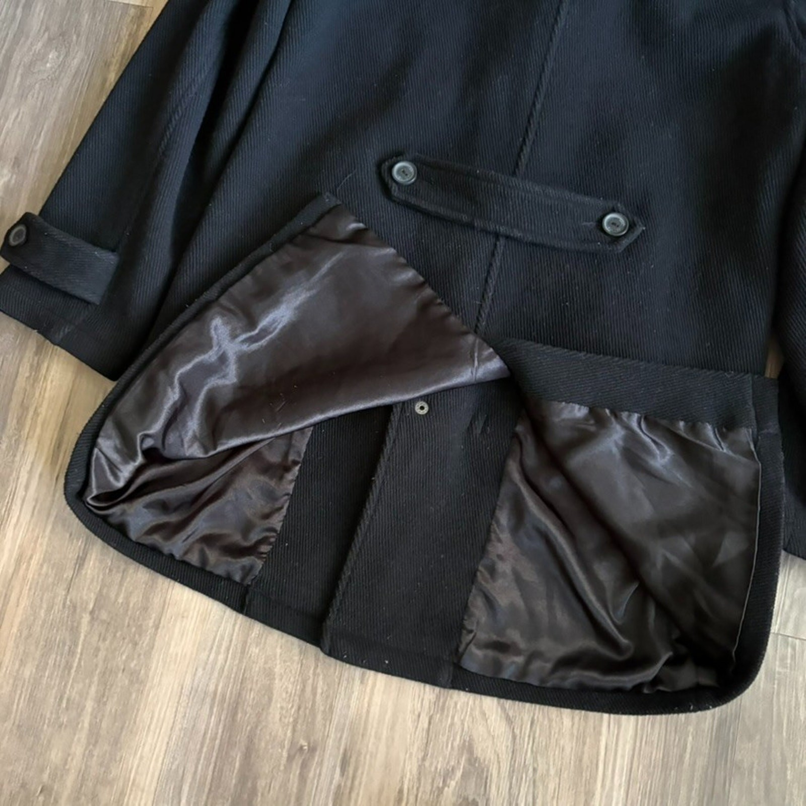 Vintage Astro Boy Trench Coat Women's Size M Duffle RARE Manga Osamu Tezuka Y2K image 8