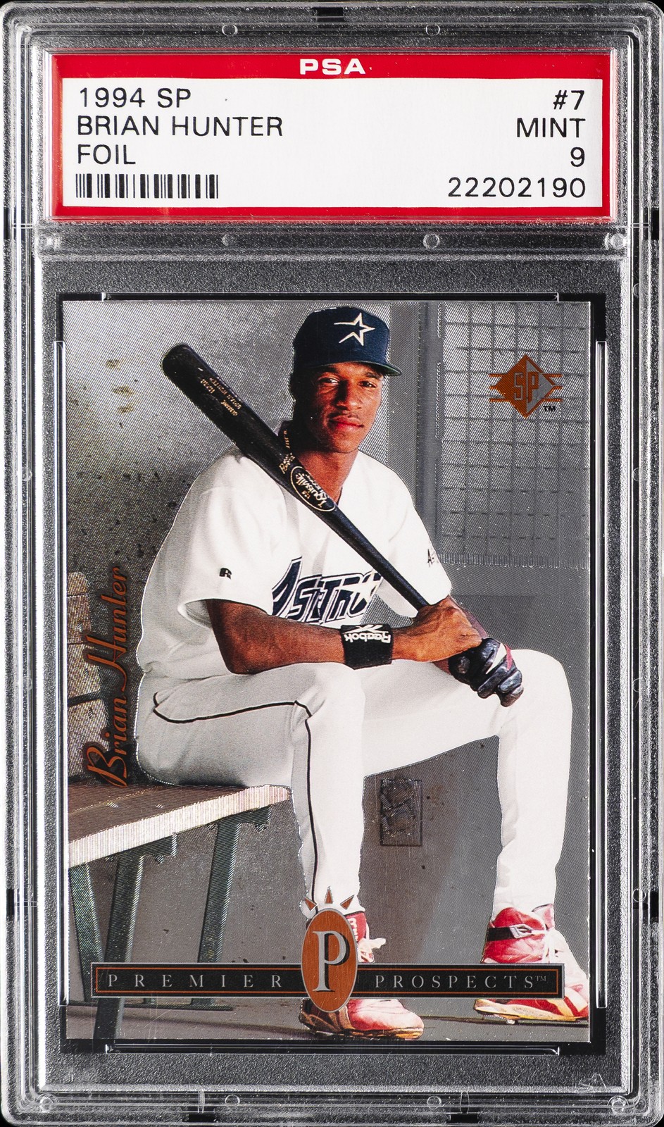 1994 SP FOIL #7 BRIAN HUNTER PSA 9