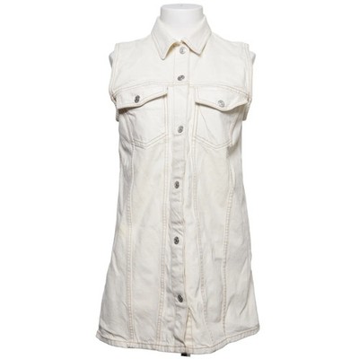 Zara, Blusenkleid, Größe: M, Beige, Baumwolle, Einfarbig, Damen #2Si