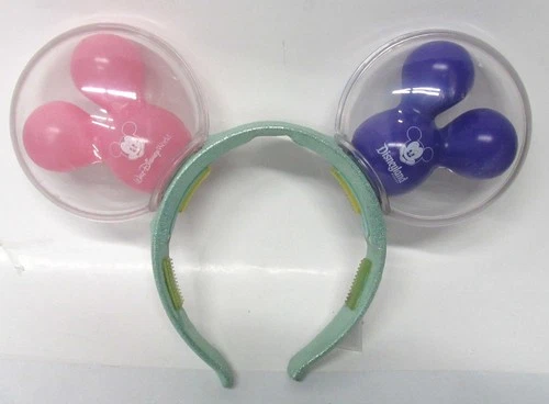 Mickey Mouse Disney Parks Balloons Pink and Purple Light-Up Ears Headband