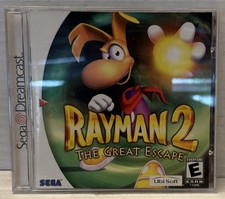 Rayman 2: The Great Escape (Sega Dreamcast, 2000) Complete w Registration Card