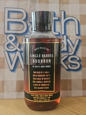 BATH & BODY WORKS Bath And Body Works Men's Collection Single Barrel Bourbon Shower Gel