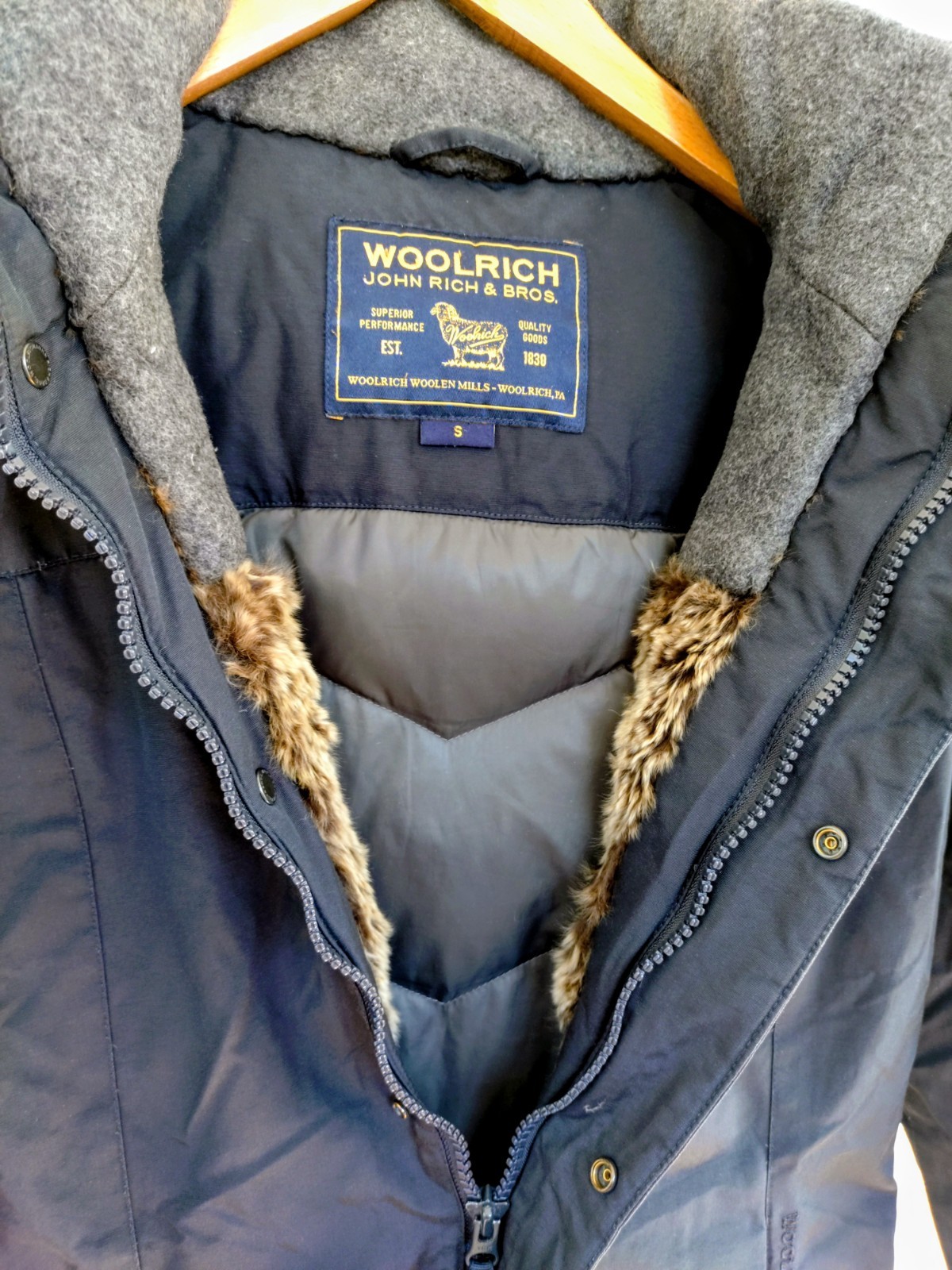 Woolrich Boulder Coat Down Parka | Black | Women's Size S image 3