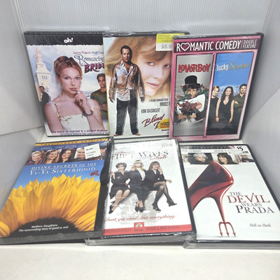 DVD Movies Lot 7 Vtg  Rom Coms & more Comedies 5 Brand New Sealed -1 Refurbished