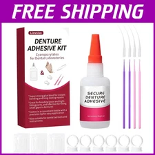 Quick Adhesive Dental Glue Gel - Secure Lasting Bond for Laboratory Use
