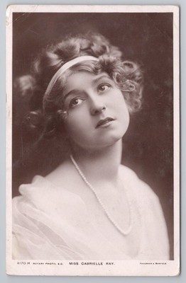 Miss Gabrielle Ray Nahaufnahme Portrait, Rotary 4170H von Foulsham & Banfield