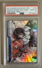 Weiss Schwarz Kadokawa W62-104R RRR Foil Neuri's Warm Welcome SNW/W62 PSA 10
