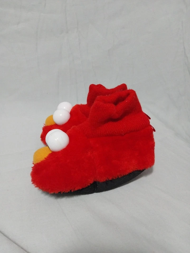 Elmo Niño Pequeño Niños Niñas Zapatillas Felpa Casa Zapatos Niño Pequeño M 7/8 Rojo Marioneta Calcetín Foto 4 de 4
