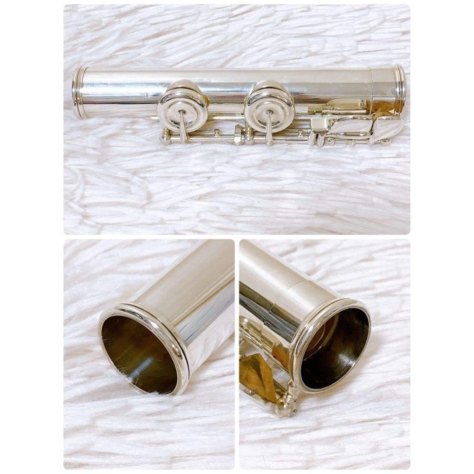 YAMAHA YFL-451 Flauta Plateada Modelo Profesional Instrumento Musical De Japón Foto 3 de 4