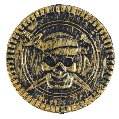 10pcs Pirate Treasure Coins Party Props Christmas Gift Game Currency Hallow WfA