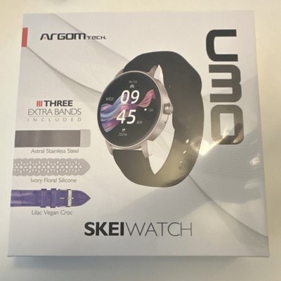 Argomtech SKEIWatch C30 Smart Watch Fitness Tracker w/ Extra Bands & Sensors