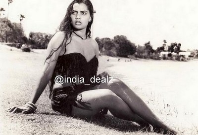 Sexy vollbusiges indisches Model weiblicher Schauspieler Silk Smitha Foto Pho...
