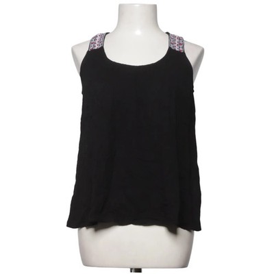 About You, Tank­top, Größe: 40, Schwarz/Mehrfarbig, Viskose, Damen #J7s