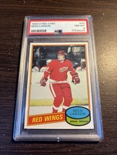 Reed Larson (1980) O-Pee-Chee Hockey #43 - PSA 8 - Detroit Red Wings NHL Graded