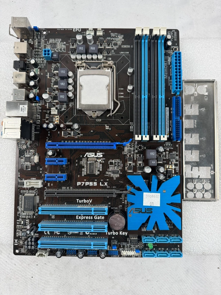LGA 1156 Moederbord Ondersteuning Core I7 I5 I3,DDR3,PCIe X16 6 USB2.0, Dual Channel DDR3 Moederbord 8G Geheugen met Koelventilator, Snelle Warmteafvoer