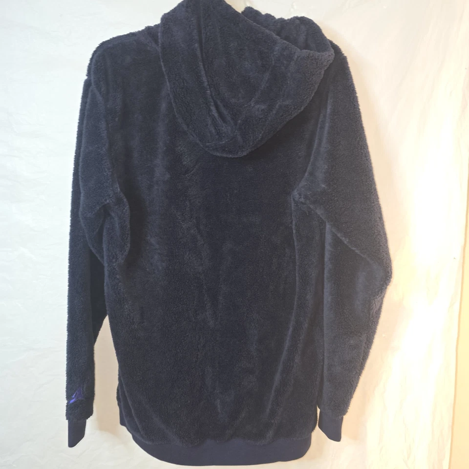 Jordan Flight Sherpa Sudadera con Capucha Polar Juvenil Pequeña S Azul Púrpura Nike Retro Foto 4 de 4