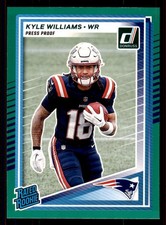 2025 Donruss #327 Kyle Williams Press Proofs Green New England Patriots
