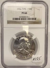 1956 TYPE 1 50C NGC PF 66