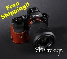  TP EZ Access Camera Bag Half Case for SONY A7 Alpha 7 A7R A7S Genuine Leather