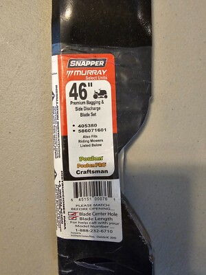 Snapper 46'' Cutting Deck, Murray,craftsman Blade Set, 405380, 586071601- New