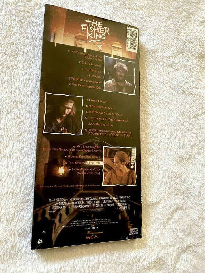 FISHER KING ROBIN WILLIAMS SEALED CD PICTURE LONGBOX DISC SOUNDTRACK CHIL OUT LP - Image 2 of 4