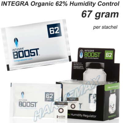 [4x] 67g Satchel Integra Boost 2-Way Humidity Control at 62% Buds ...