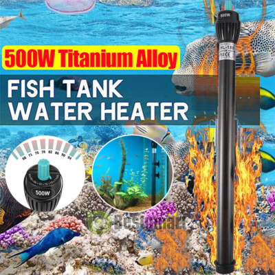 Heater 500W Watts Fish Tank Aquarium Anti-Explosion Electronic Thermostat NEW