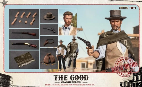 SNAKE TOYS SCB01 1/6 the Cowboy Blondie Collectible Action Figure Model Toy - Picture 2 of 24