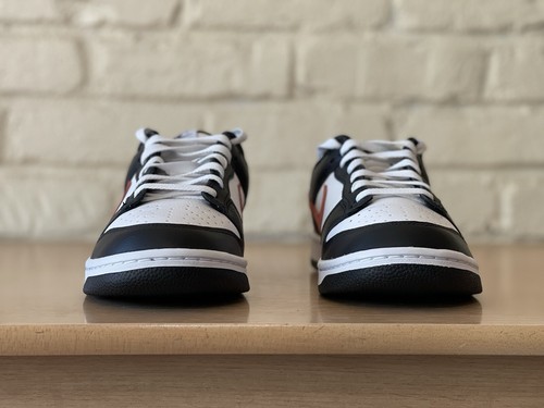 Nike Dunk Low Retro ID By You White Black Red Swoosh Men Size 9 FN0569-900 New - Picture 5 of 10