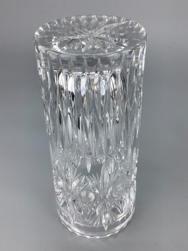 Very Nice Thick Heavy Hand Cut Crystal Vase - Picture 12 of 20