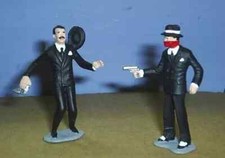 TOY SOLDIERS TIN MAFIA MURDER INC HIT TEAM 1 KILLER AND VICTIM 54 MM