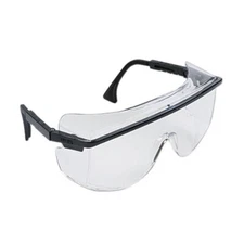 Uvex S2500 OTG 3001 Safety Glasses Clear Lens Black Frame