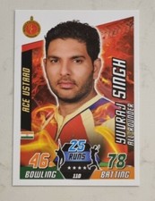 Yuvraj Singh Cricket IPL Attax Cricket Trade Card not signed select futera