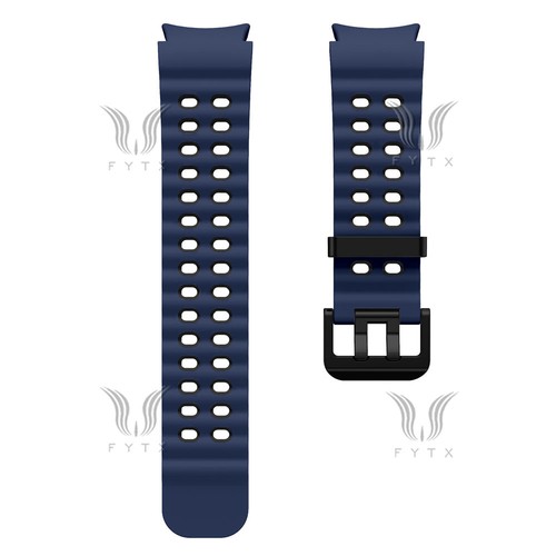 For Samsung Galaxy Watch 7 6 5 4 6/4 Classic 5 Pro Two-tone silicone band strap - Picture 86 of 87