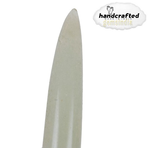 9,5" grüner Aquamarin Sheeshamholzgriff handgefertigtes Messer Dolch dekorative Kunst - Bild 4 von 8