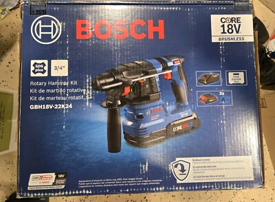 Bosch GBH18V-22K24-RT 18V 3/4 in. Rotary Hammer Kit (4 Ah)