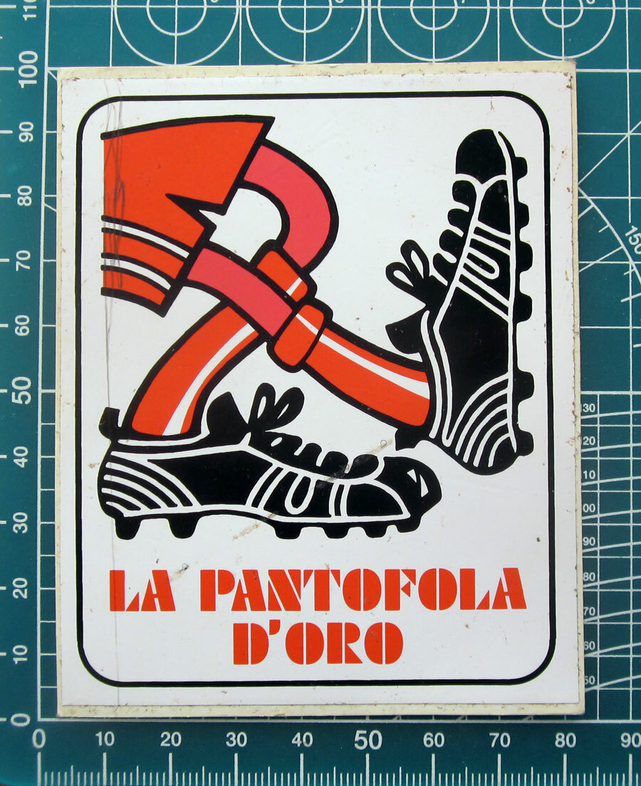 PANTOFOLA D’ORO LA PANTOFOLA D'ORO ADESIVO STICKER KLEBER VINTAGE ORIGINAL