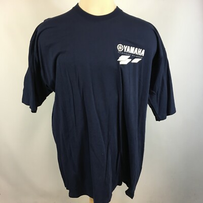 Vintage 90s Yamaha Factory Racing T Shirt Moto GP Motocross Dirt