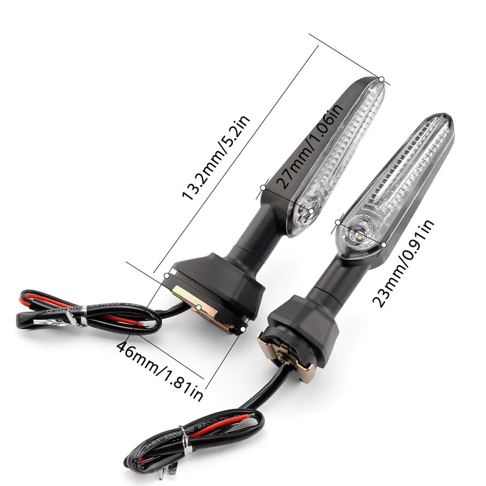 LED Turn Signal Light Indicator Lamp For KAWASAKI VERSYS-X 300 250 2017-2022 - Image 3 of 4