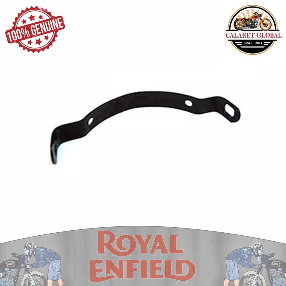 Oem Royal Enfield rear mudguard carrier bridge black for bullet 350 801065 - Image 3 of 4